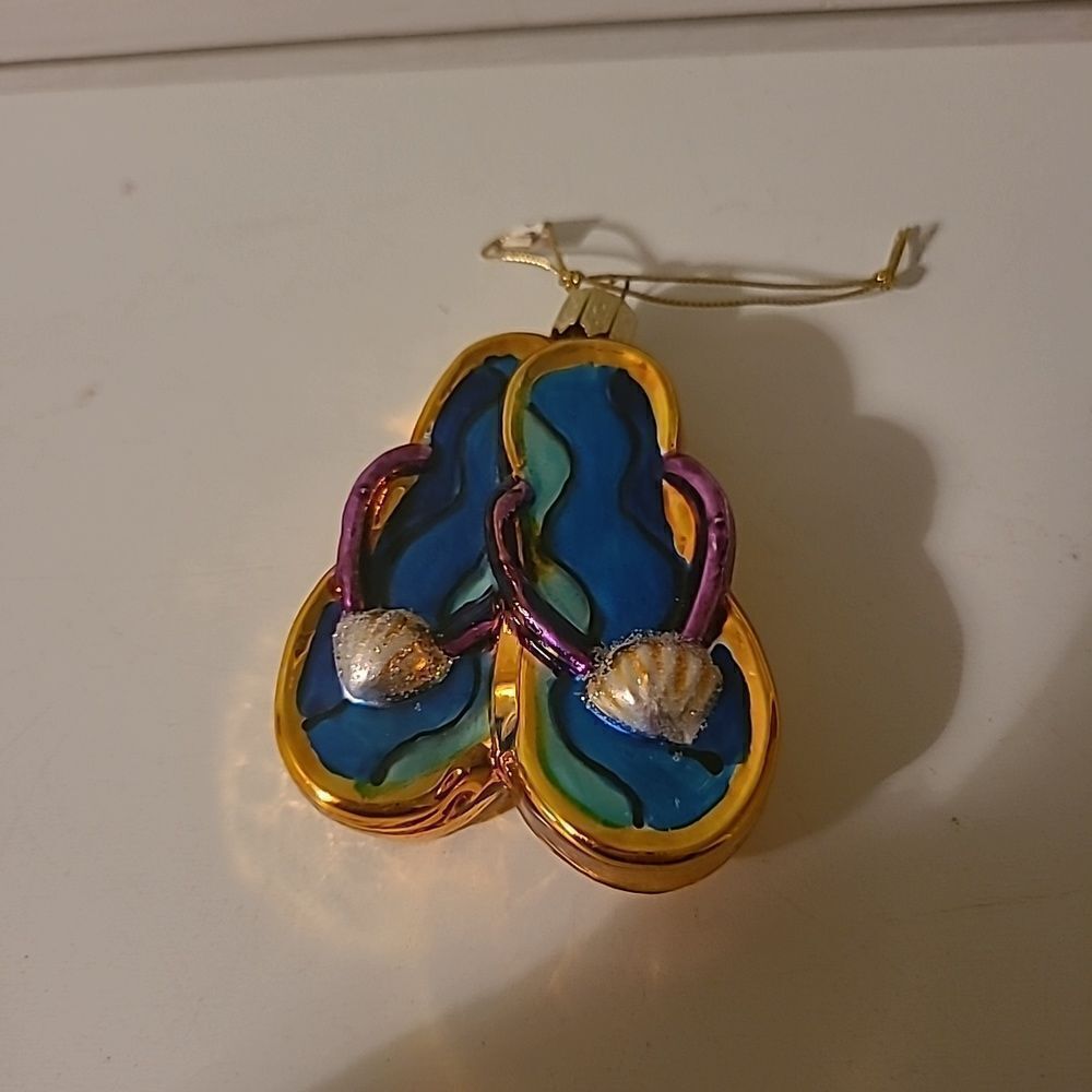 Vintage Flip Flop Ornament